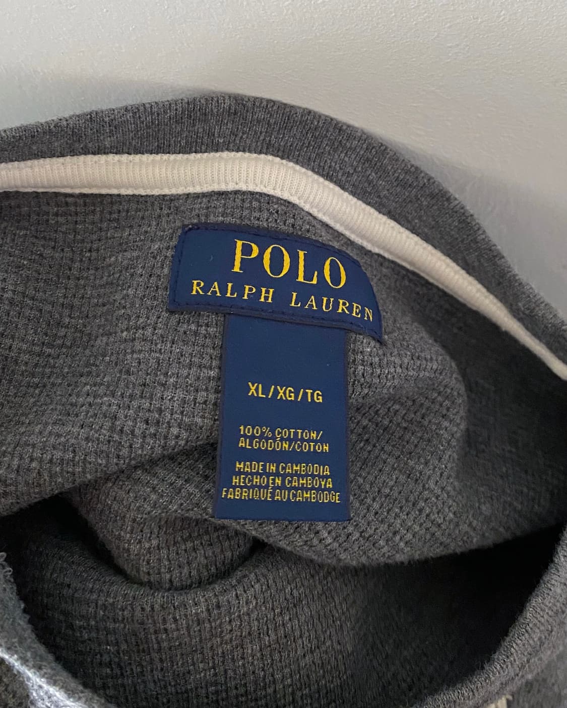 폴로 랄프로렌 와플 롱슬리브 상품이미지8