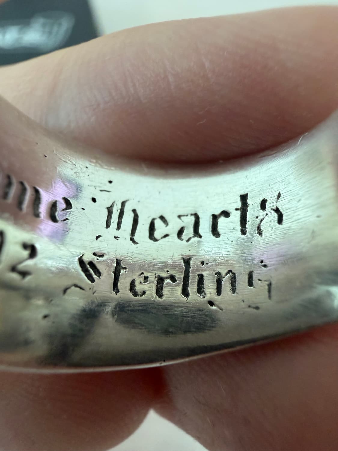 [us 6.5] 크롬하츠 플로랄 크로스 링 상품이미지7