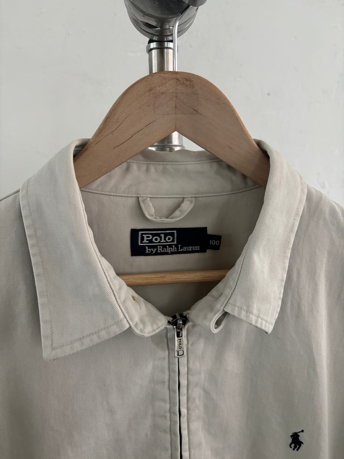 Polo 폴로 랄프로렌 라이트베이지 코튼 헤링턴 자켓 상품이미지3