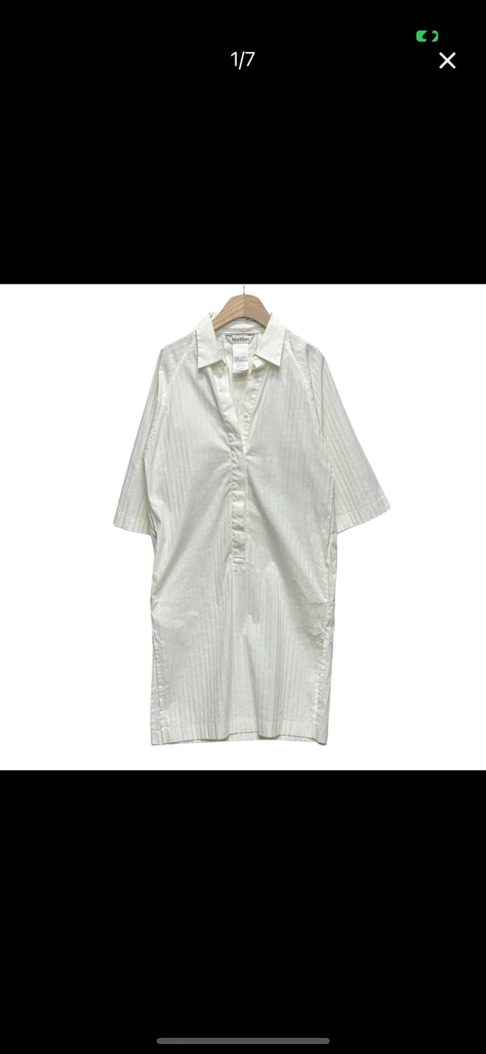 [38]막스마라 스트라이프 셔츠 원피스 상품이미지1