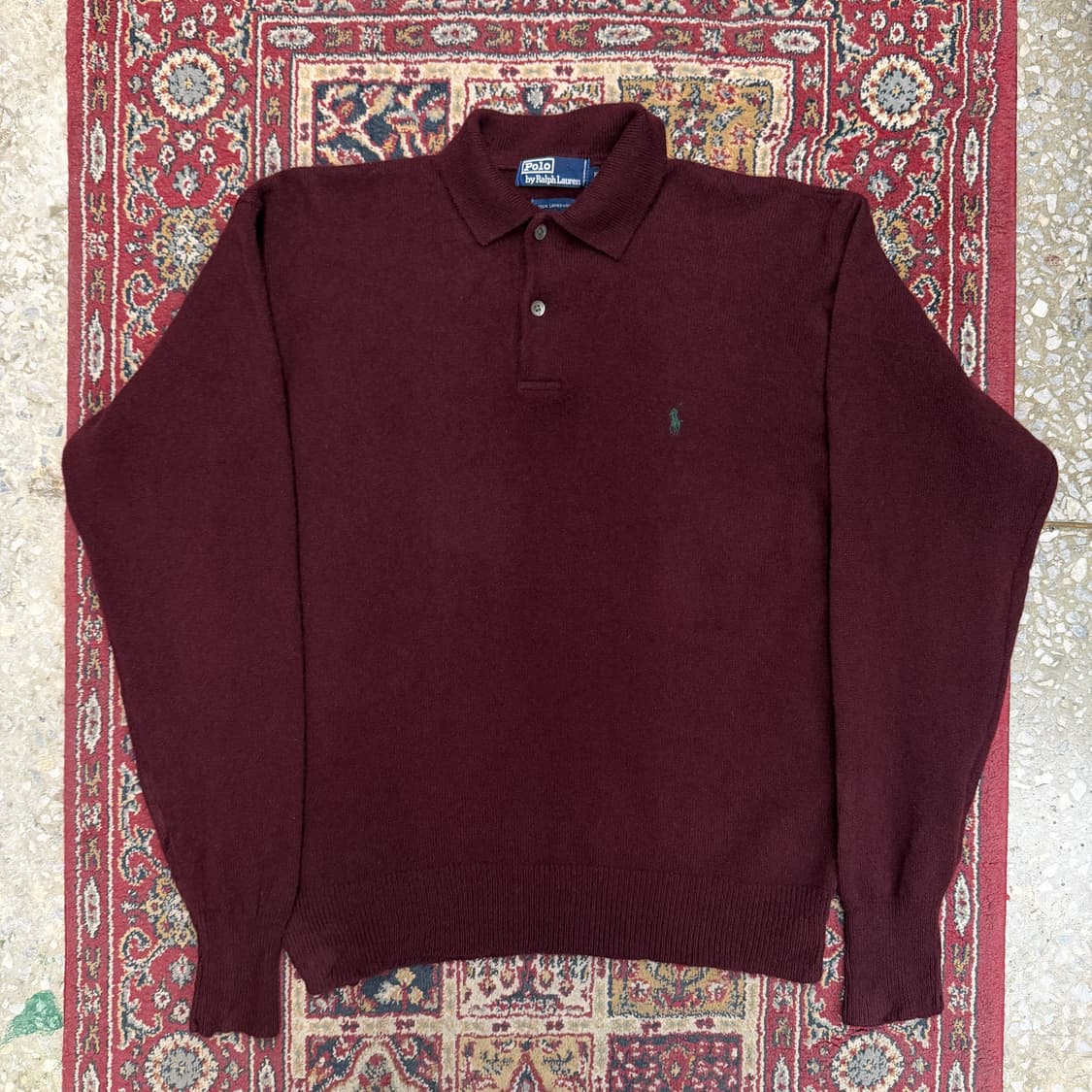 90s 폴로 랄프로렌 램스울 카라 니트 [ 105 ] 상품이미지1