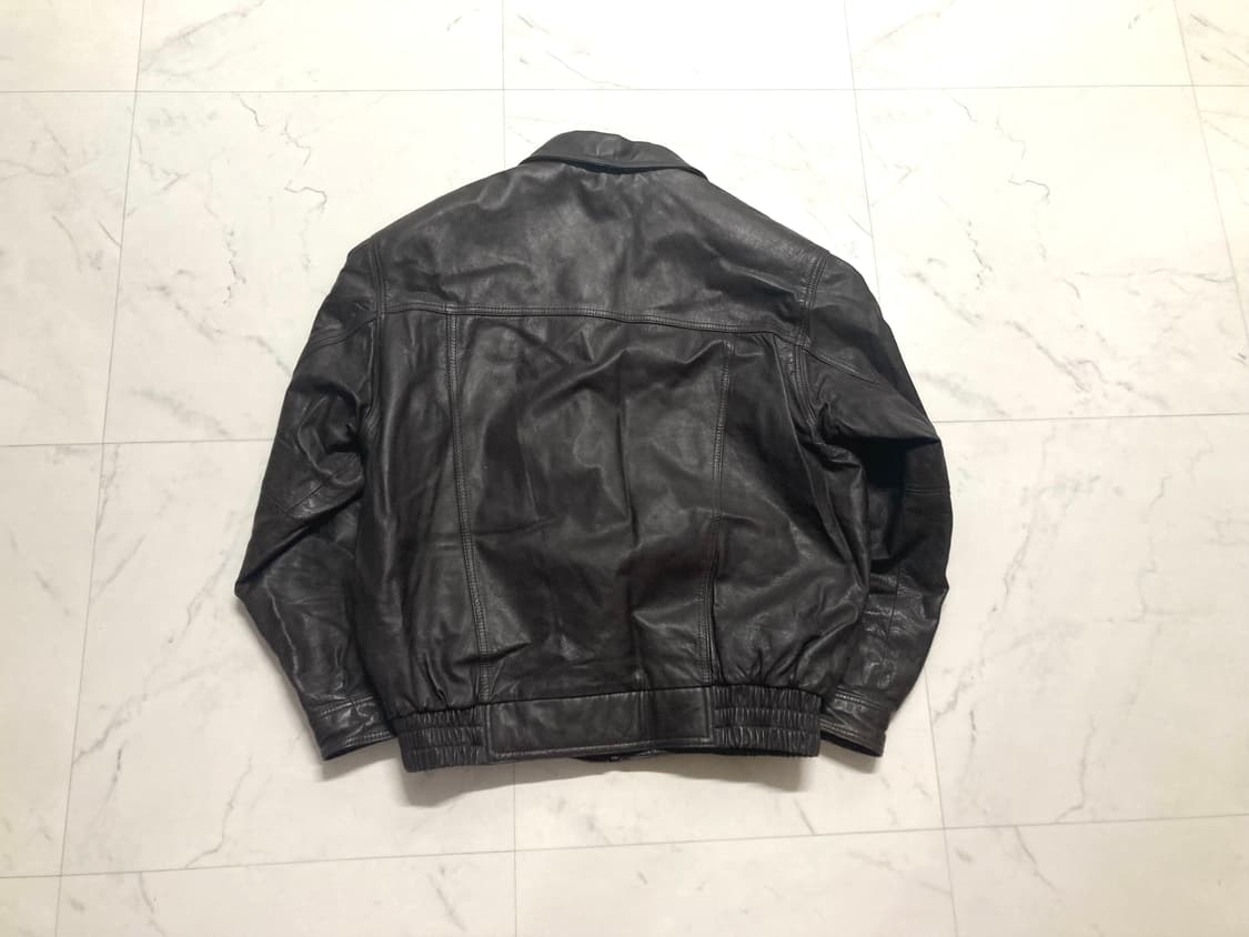 90s 양가죽 램스킨 A-2 레더 봄버 자켓 100-105 상품이미지2