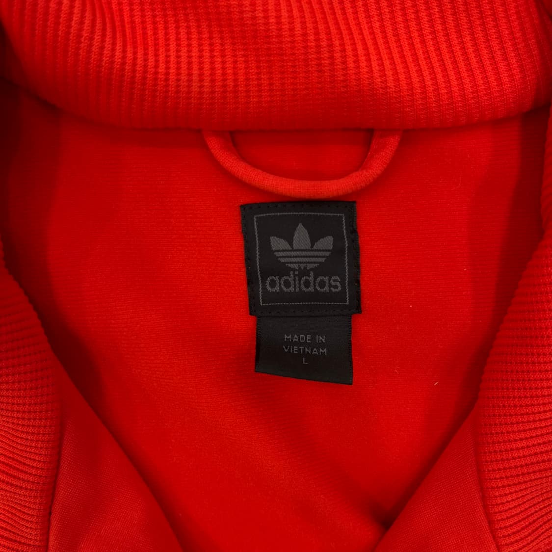 L 아디다스 레드/블루 삼선 트랙탑 져지 상품이미지4
