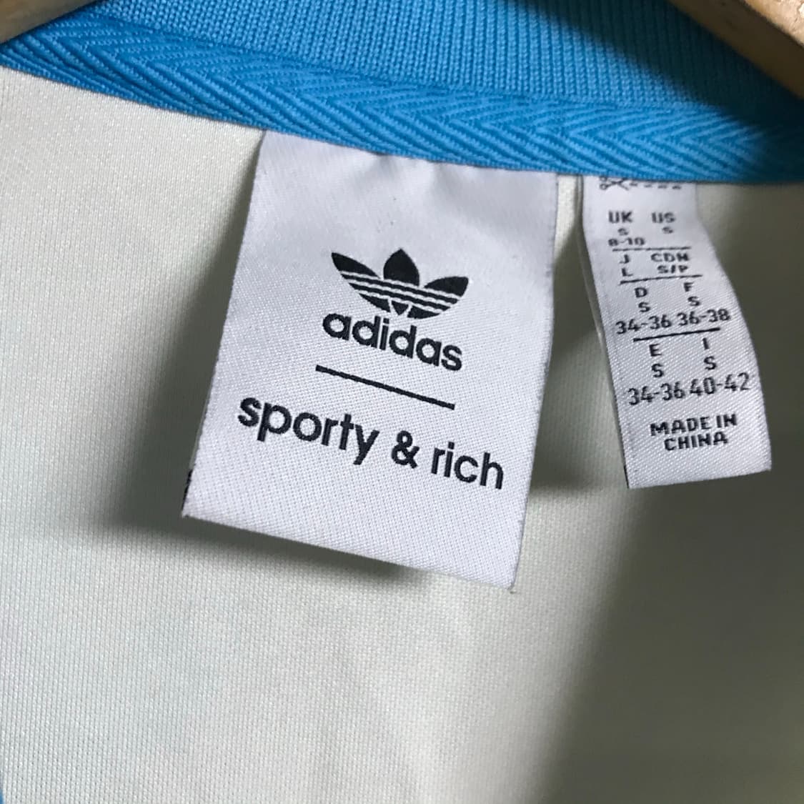 아디디스 x 스포티앤 리치 신형라인 김채원 착용 롱슬리브 상품이미지4