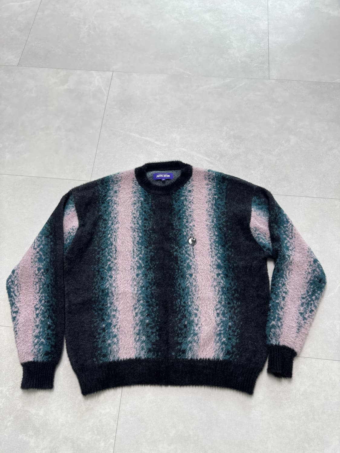 퍼킹어썸 폭스 헤어리 크루넥 니트 상품이미지1