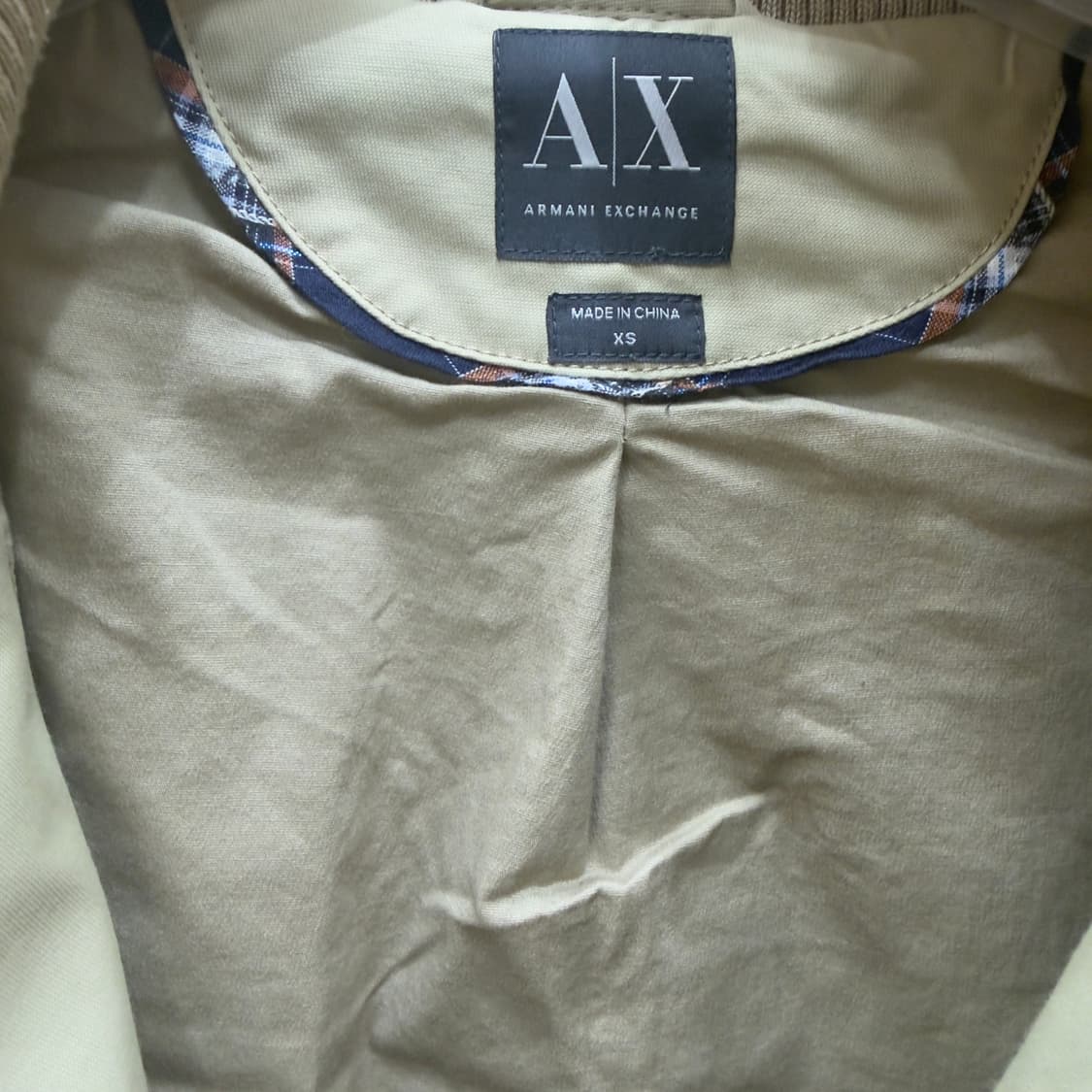 아르마니 익스체인지 퍼프 숄더 코튼 자켓 상품이미지2