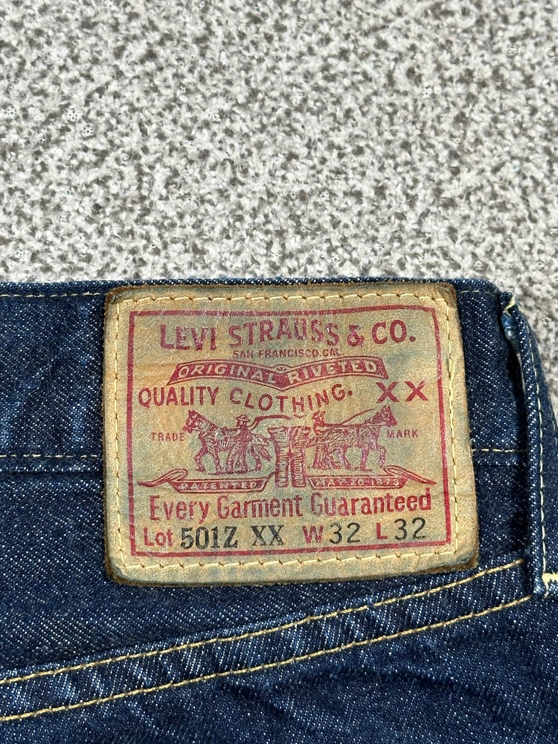 리바이스 54501 501Z XX 셀비지진 32 상품이미지2