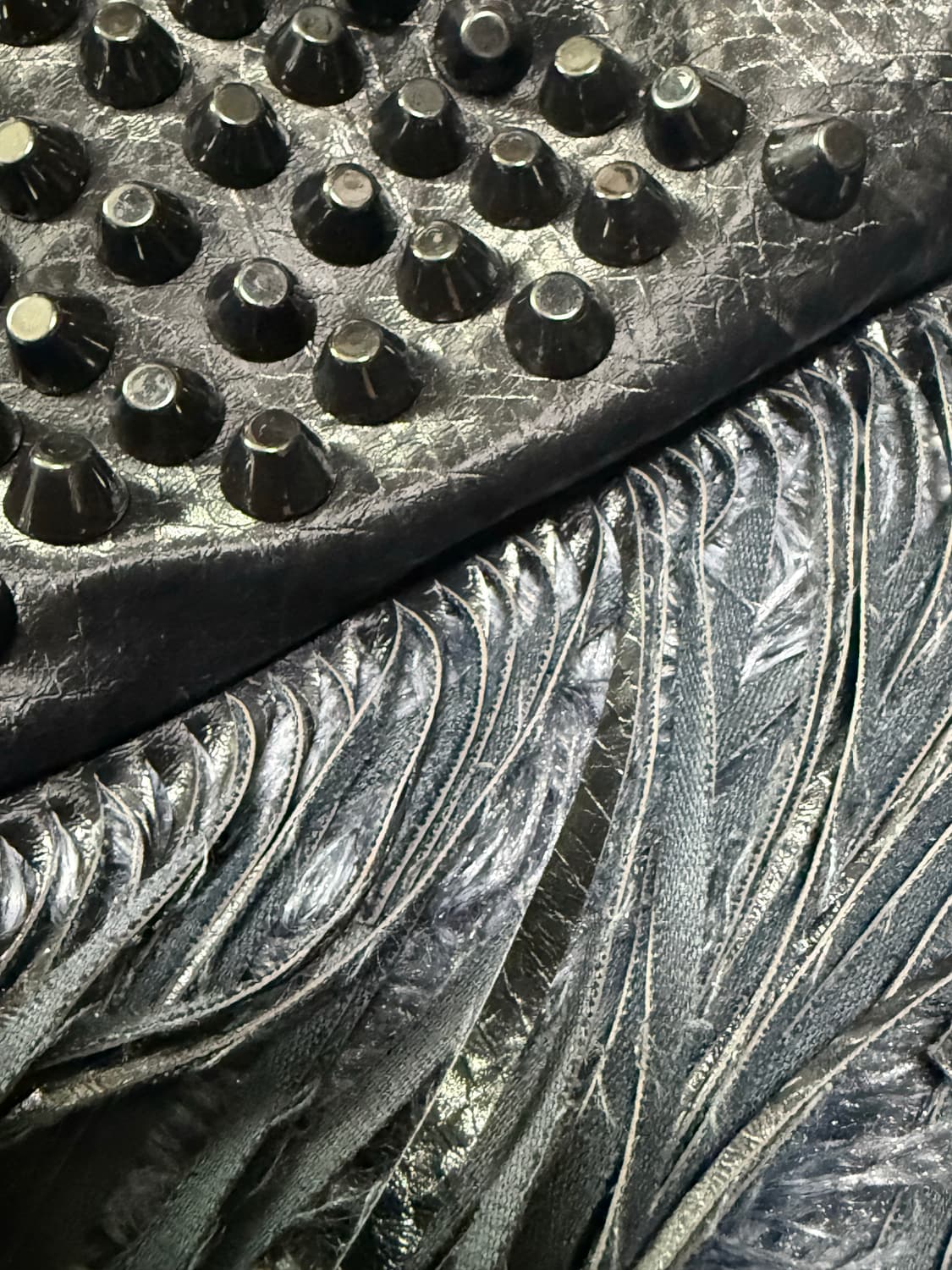 Punk Triangle Fringe Bag 상품이미지5