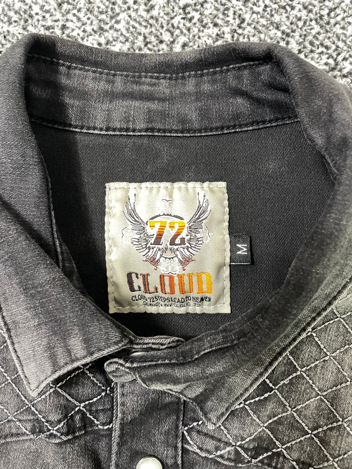 빈티지9. CLOUD72 클라우드72 데님 빈티지 자켓 청자켓 펑크룩 상품이미지3