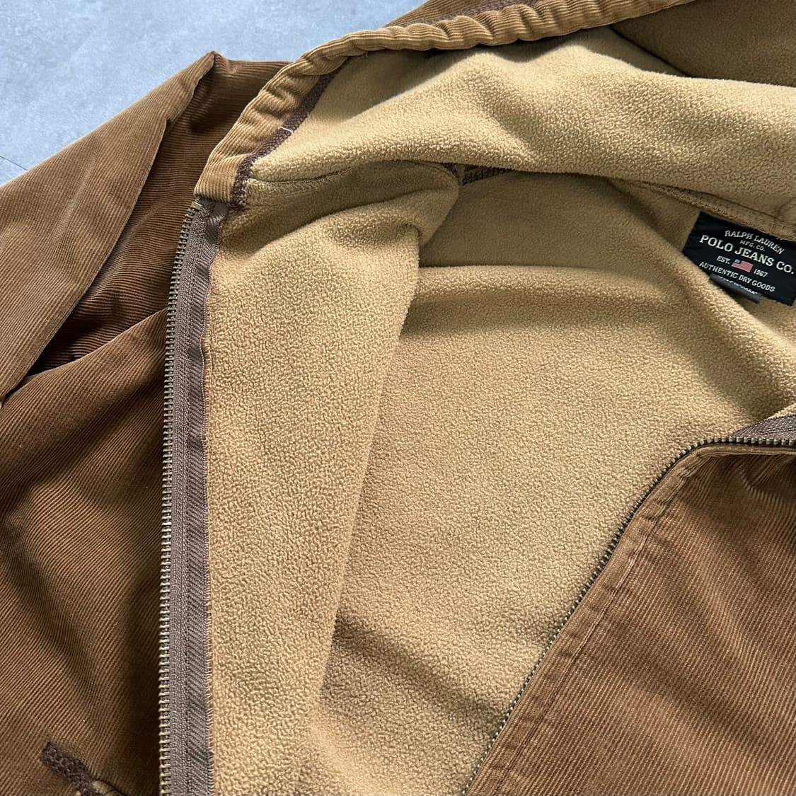 폴로 진스 브라운 코듀로이 후드 자켓 (va.72) 상품이미지5