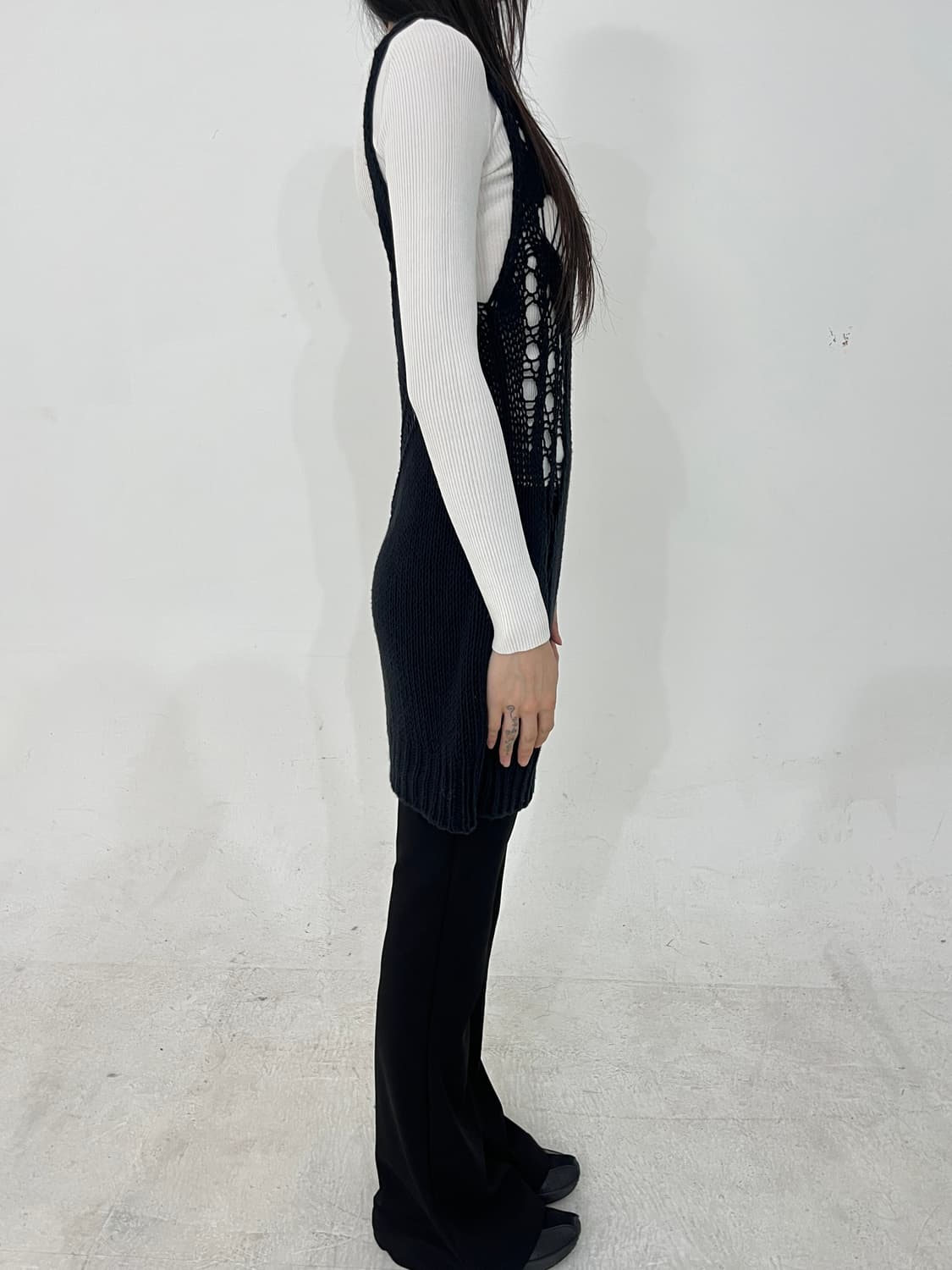 Diesel net sleeveless long knit 상품이미지5