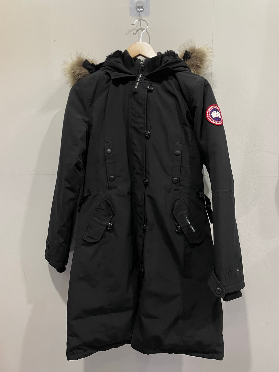 캐나다구스 켄싱턴 파카 여성 롱패딩 블랙 S 정품 상품이미지1
