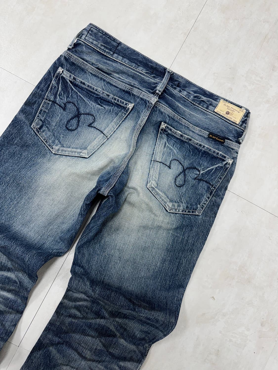 •BlueWay 블루웨이 일본제 워싱 디스트로이드 데님 상품이미지9