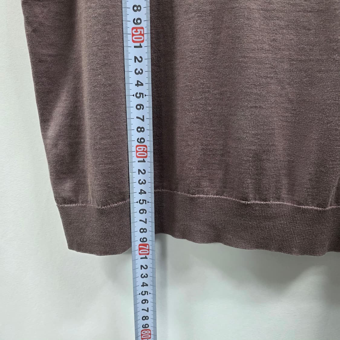 0174 COS 니트 폴로티 M / 실크55 코튼45 / 미니멀 상품이미지4