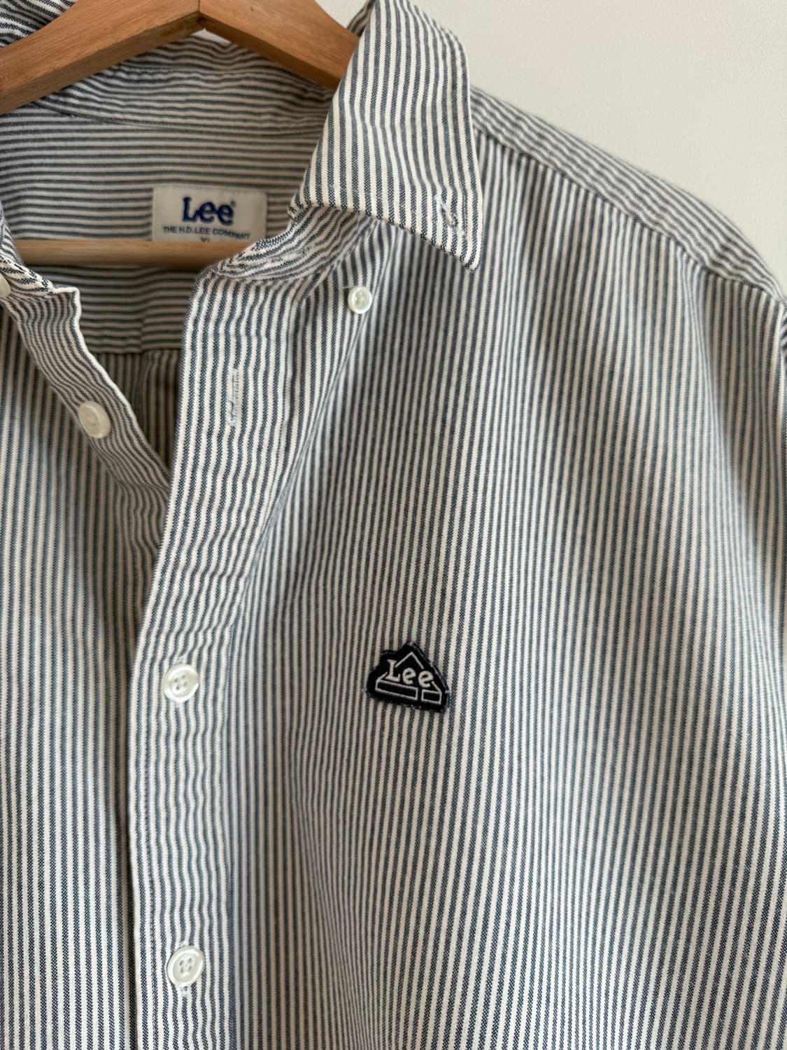 Lee 핀스트라이프 헤비코튼 셔츠 상품이미지3