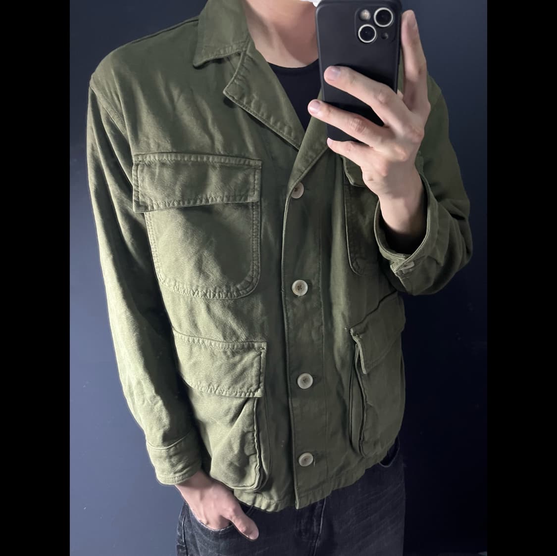 ZARA 자라 면자켓 상품이미지1