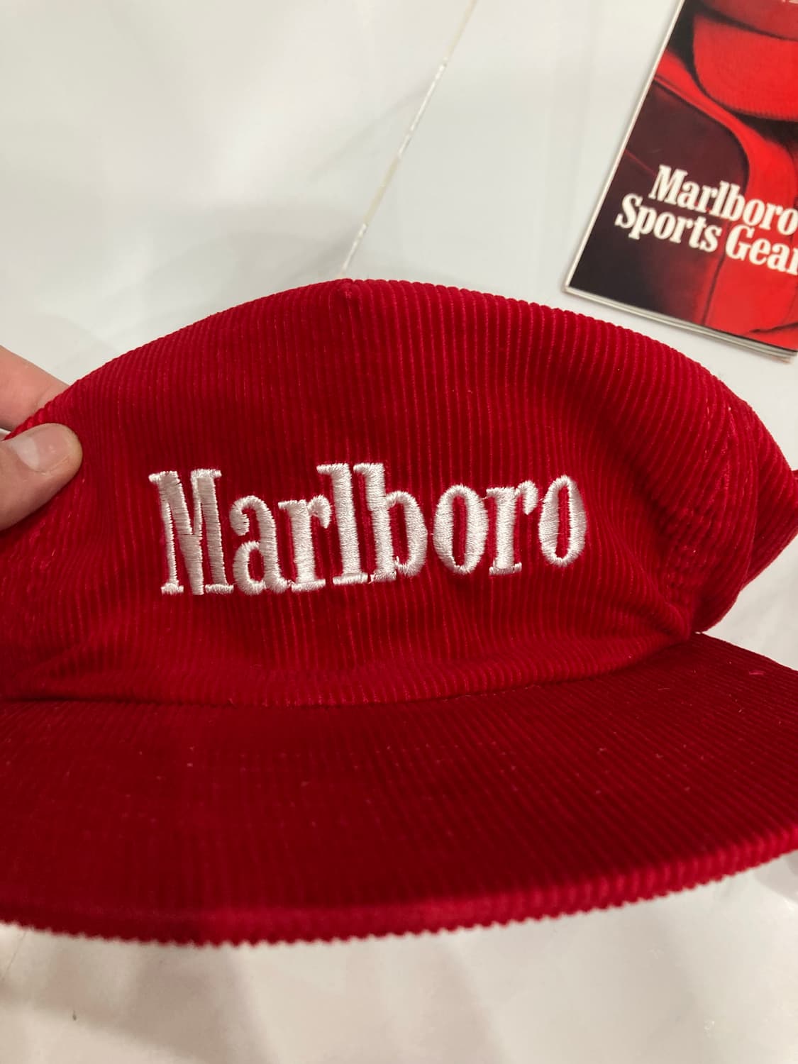 [데드스탁]Marlboro 코듀로이 캡 상품이미지3