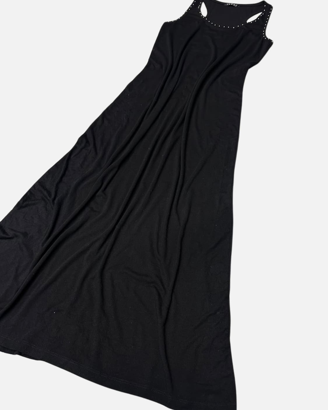stud cubic sleeveless long dress 상품이미지4