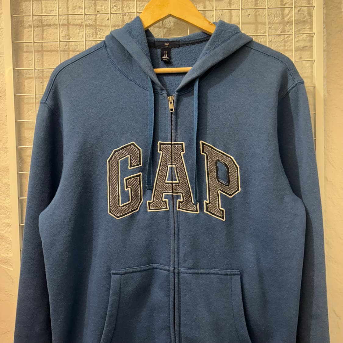 GAP 갭 y2k 블루 후드집업 M 상품이미지3