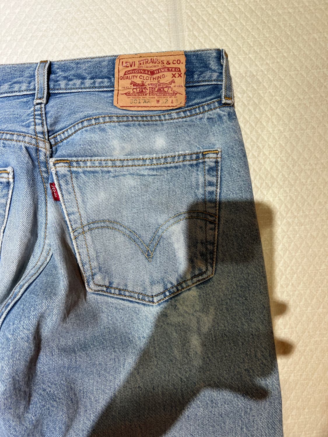 리바이스/ 빈티지 501 xx 연청 데님 팬츠 / 29-30 상품이미지10
