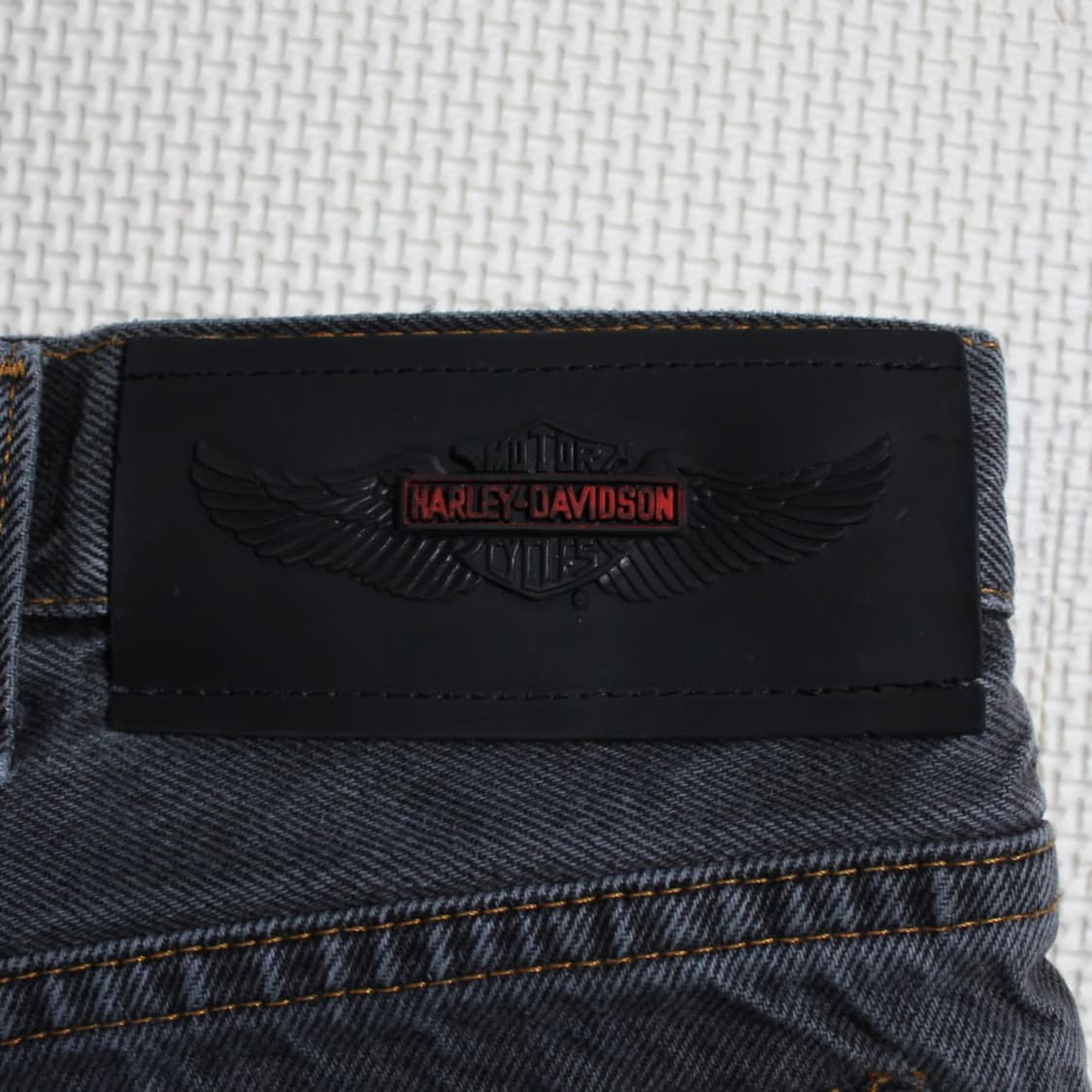 Harley-Davidson 할리 데이비슨 미국생산 블랙 데님 팬츠 상품이미지4