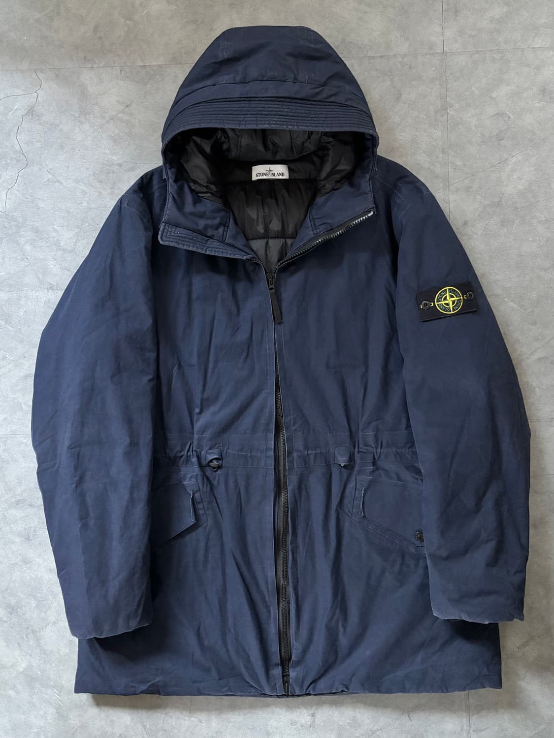 Stone Island 스톤아일랜드 네이비 후드 패딩 자켓 상품이미지2