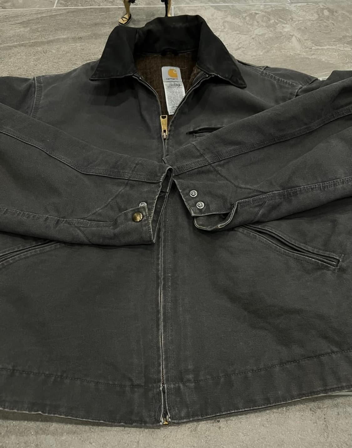 칼하트 디트로이트 자켓 J97 그래블  상품이미지8