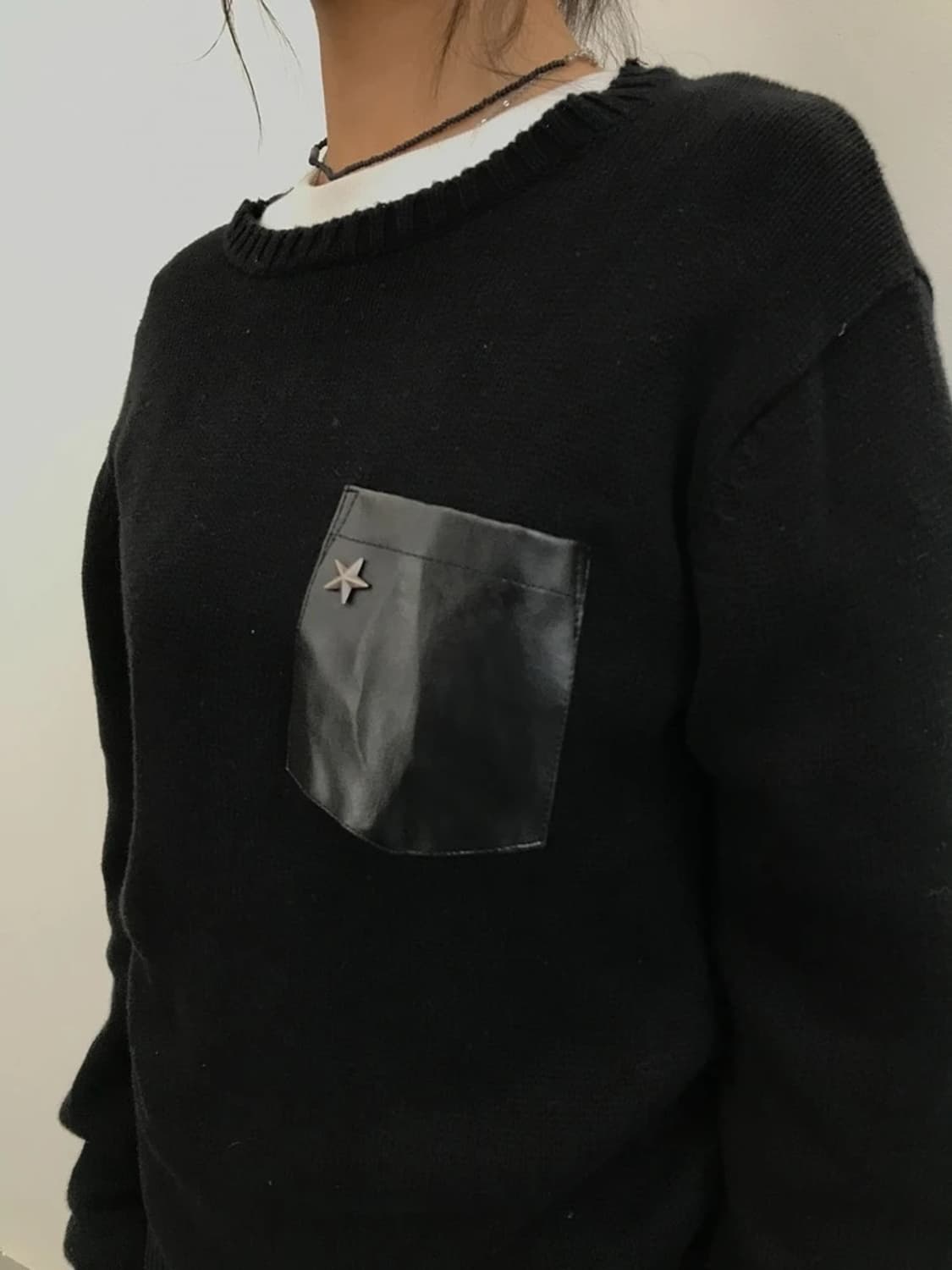 Bluegill Pocket Detail Knit Sweater 상품이미지3