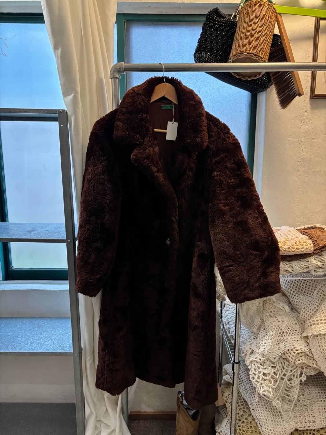 베네통 테디베어코트 상품이미지2