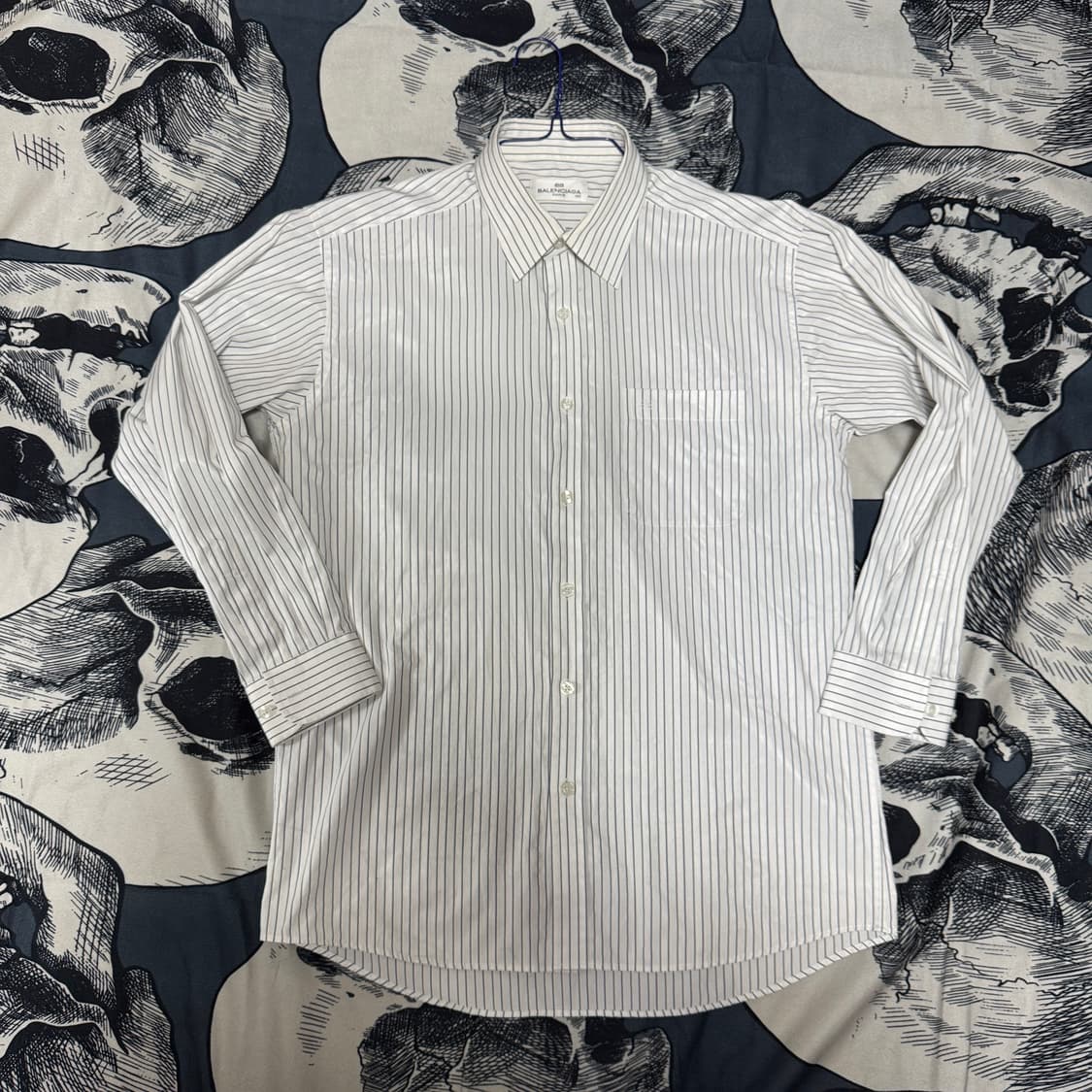 발렌시아가 스트라이프셔츠 L사이즈 상품이미지1