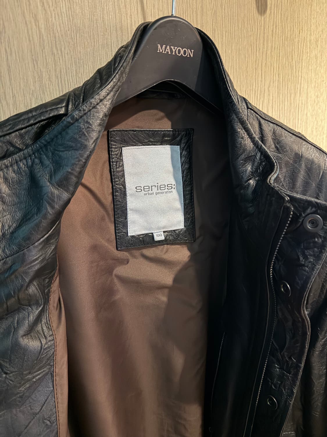 시리즈 가죽 자켓 (소가죽) 상품이미지3