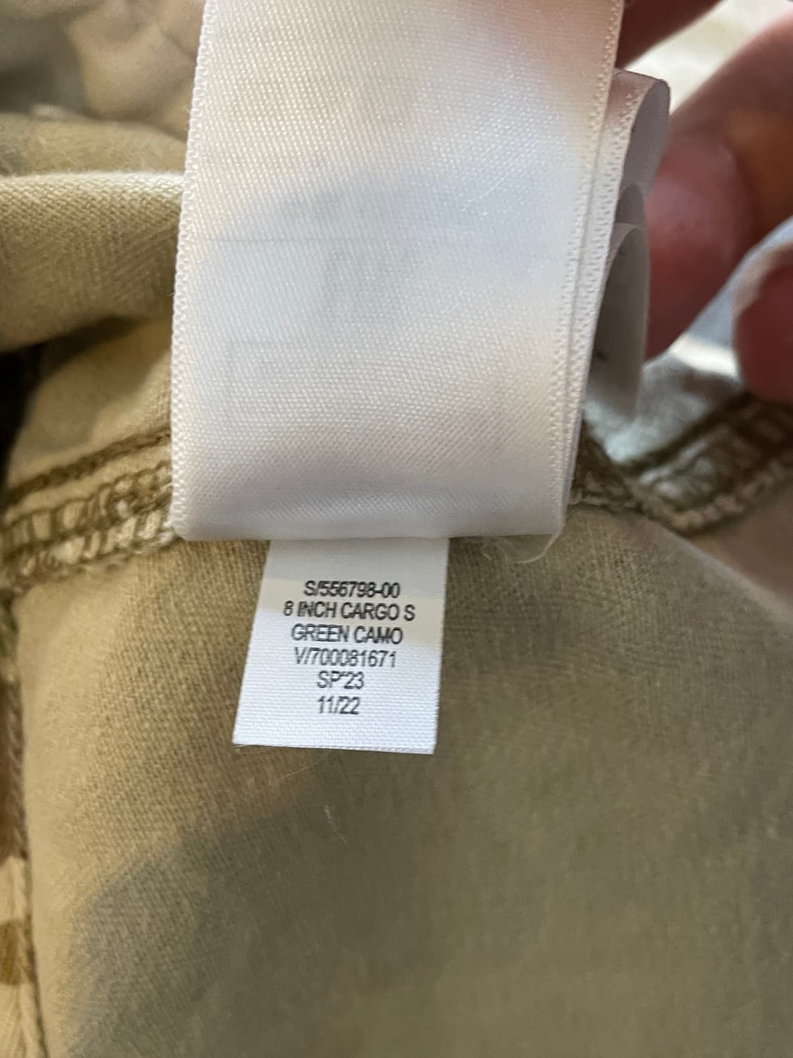 (GAP) 갭 카모 밀리터리 반바지 상품이미지2