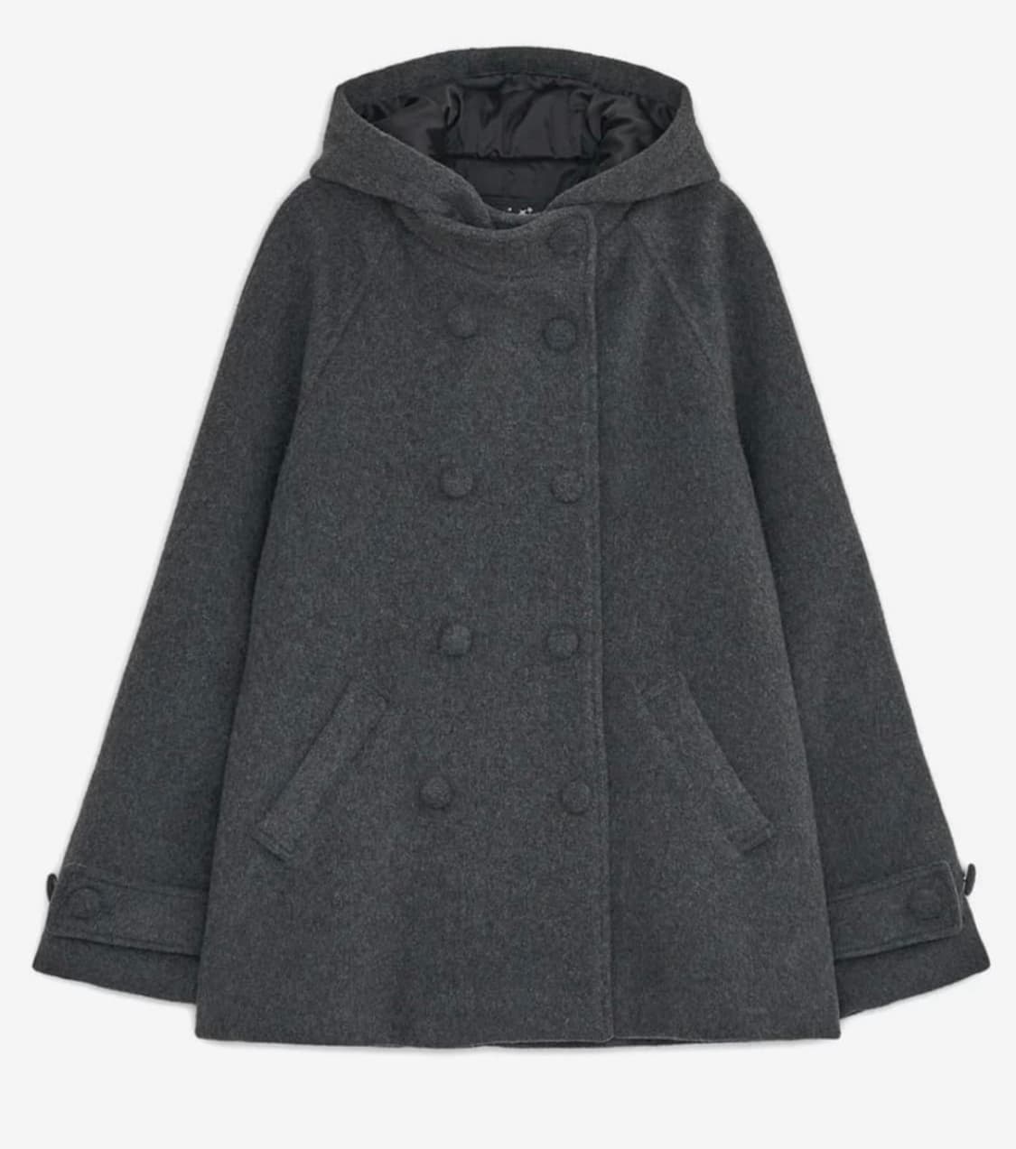 허그유어스킨 코트 차콜 (단추 리뉴얼후 버전) 상품이미지1