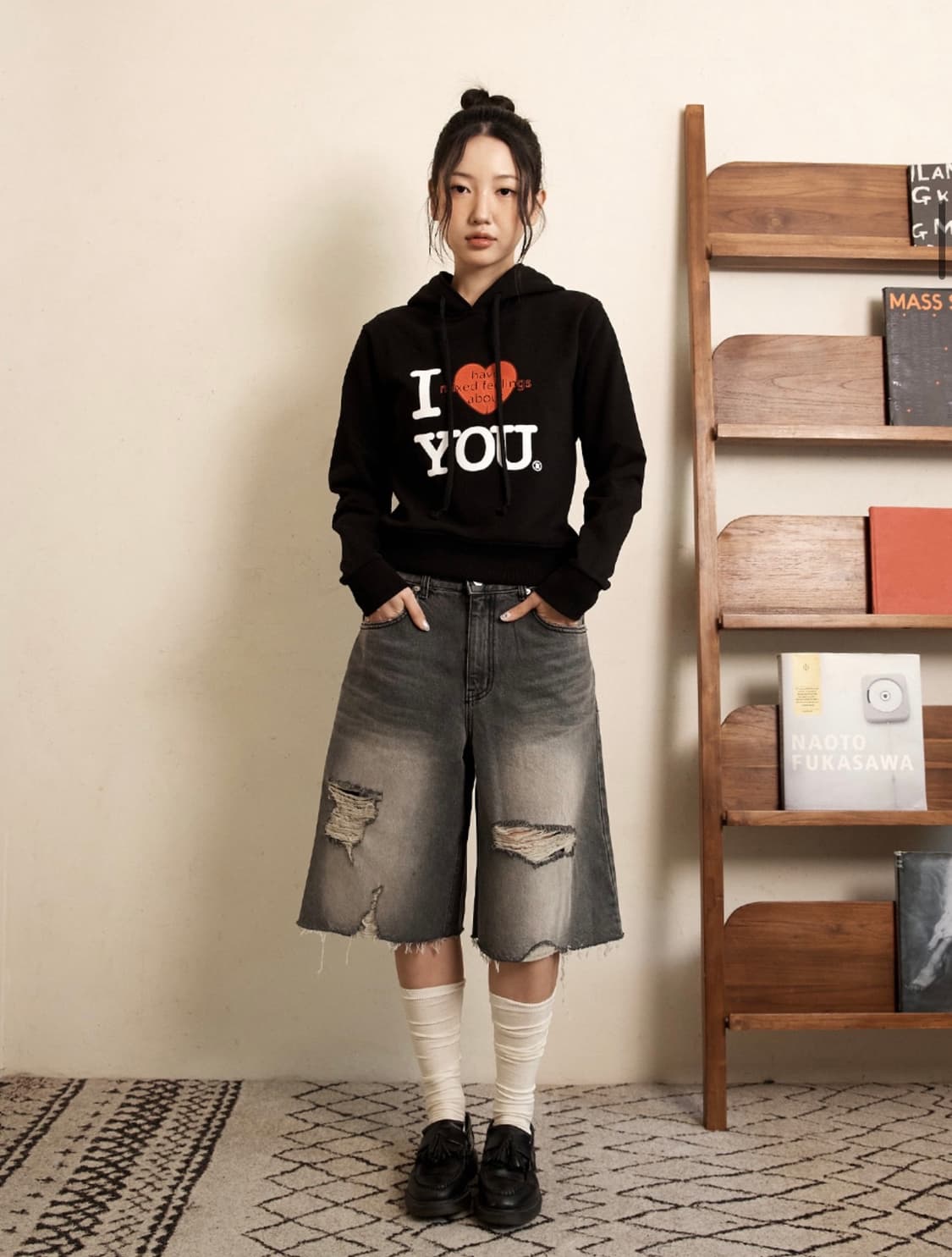 오피쉬 I HAVE HOODI BLACK 상품이미지2