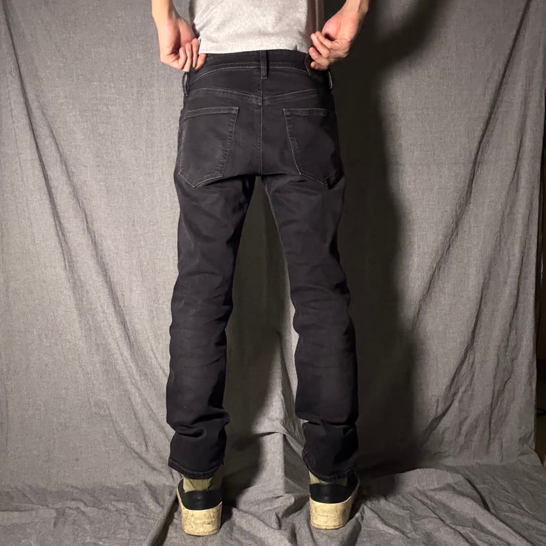 정품 큐얼 디젤 블랙 슬림진 상품이미지1