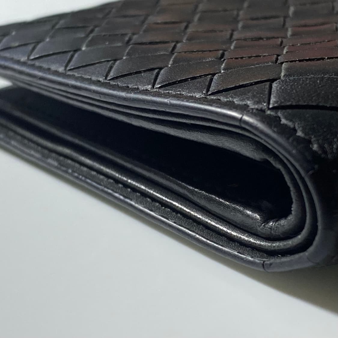 [정품] 보테가베네타 인트레치아토 소가죽 반지갑 상품이미지3