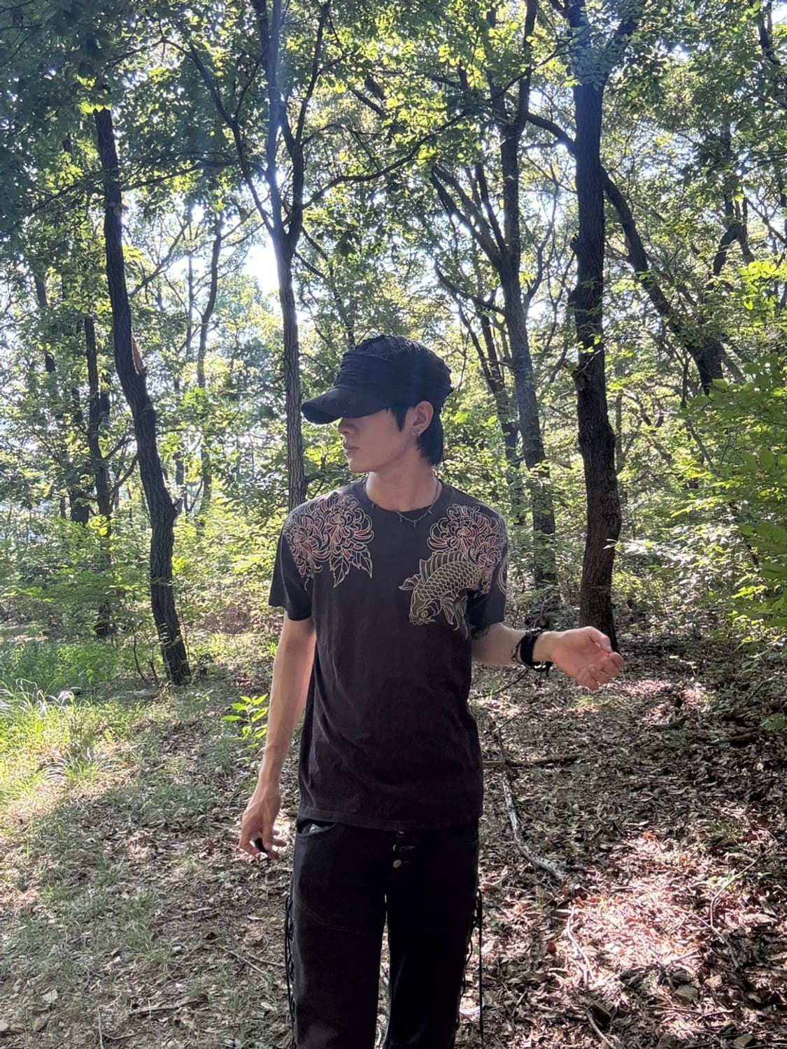 “Unknown” Oriental Print Tee 상품이미지5