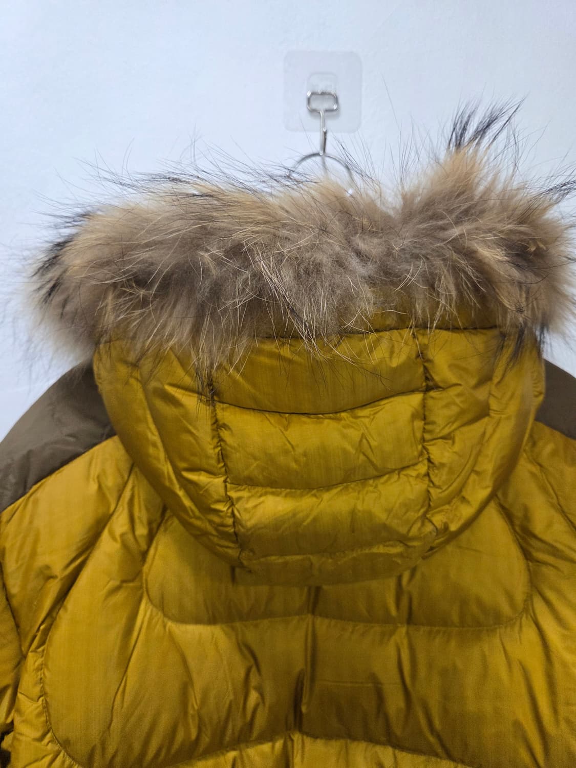 블랙야크 머스타드/카키배색  구스다운 패딩 100 상품이미지7