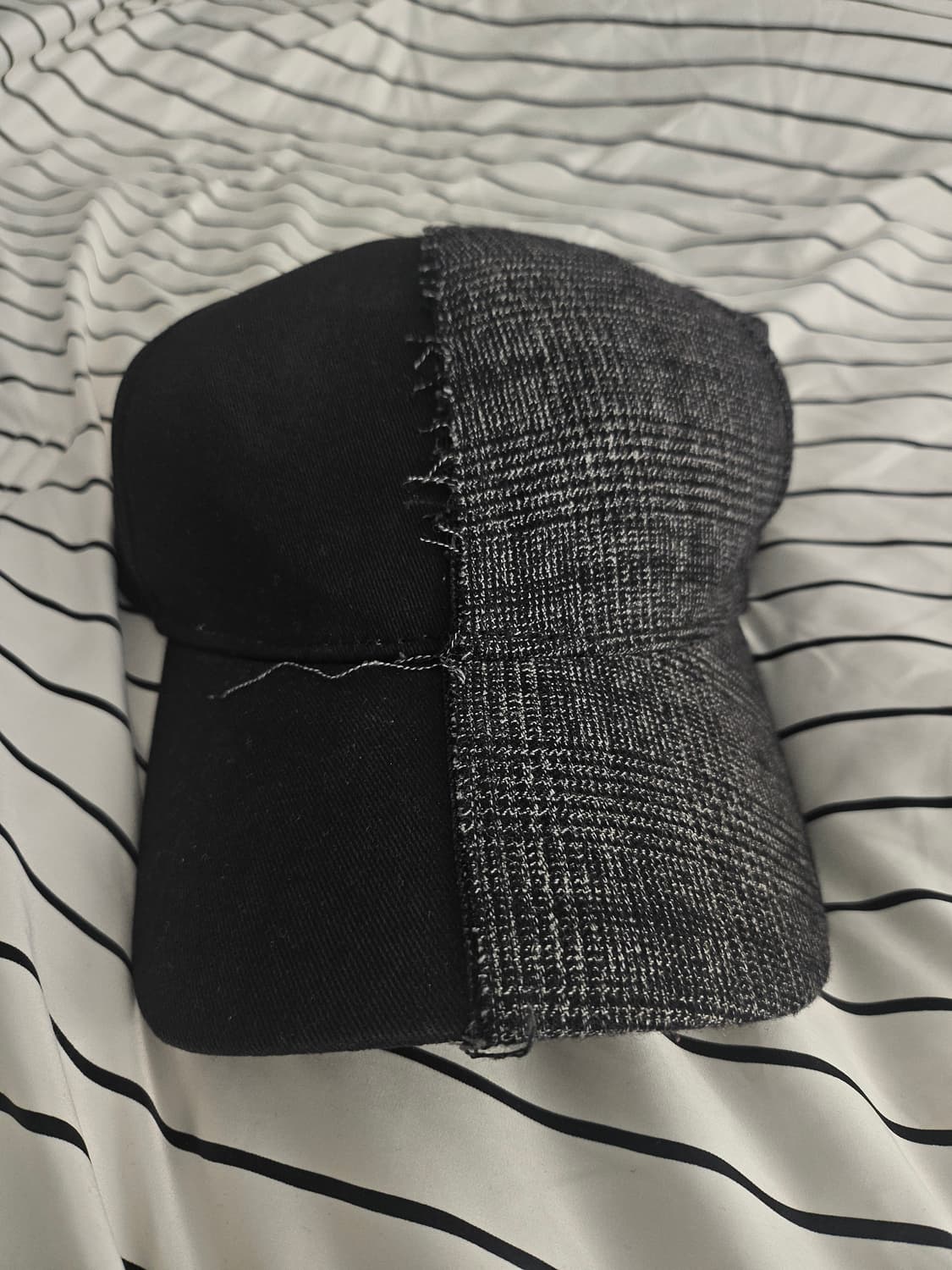 디젤2017봄/여름ss컬렉션 글렌체크배색캡 상품이미지1