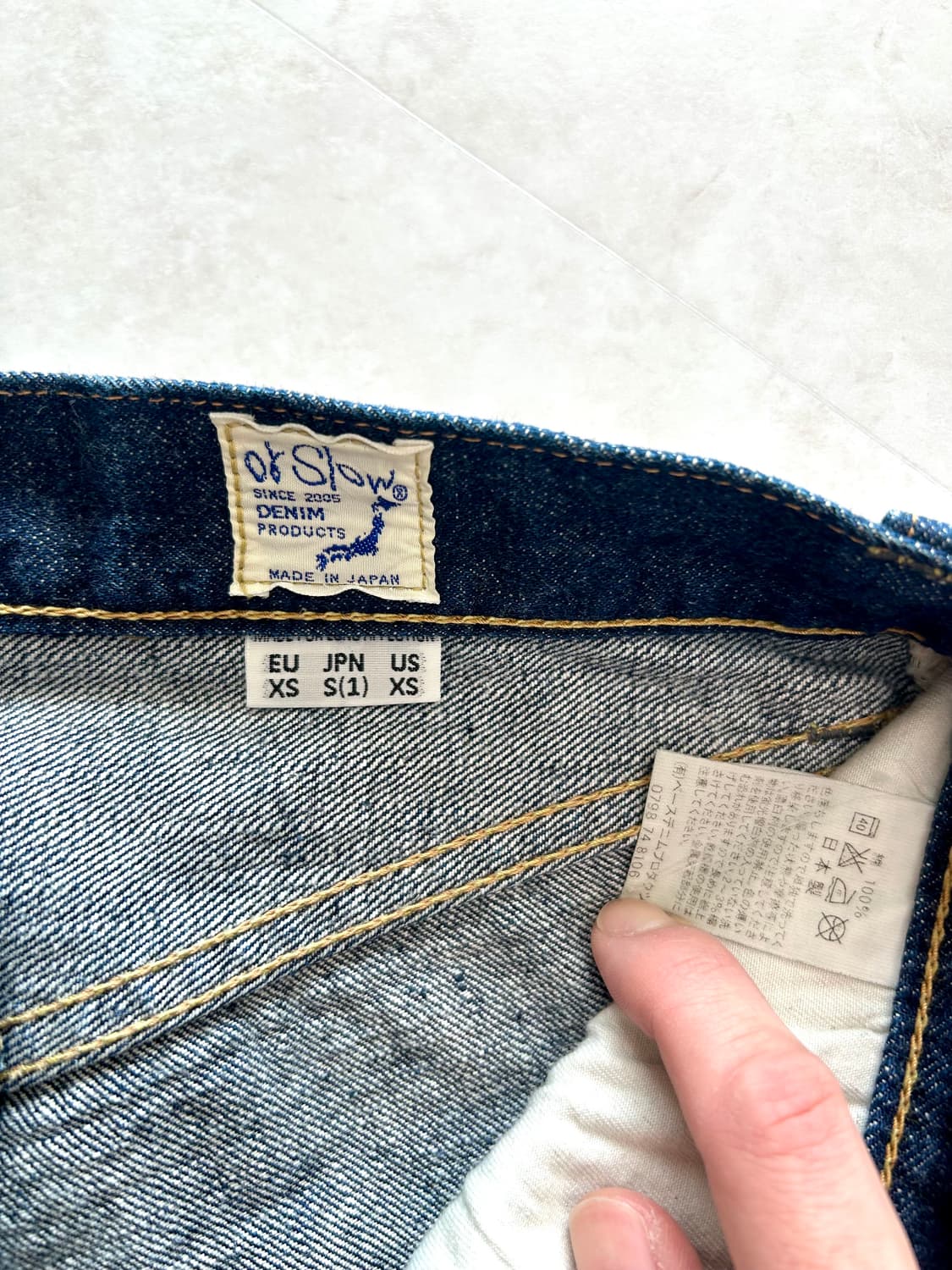 orSlow 오어슬로우 Lot 105 데님 원워시 1사이즈 상품이미지6