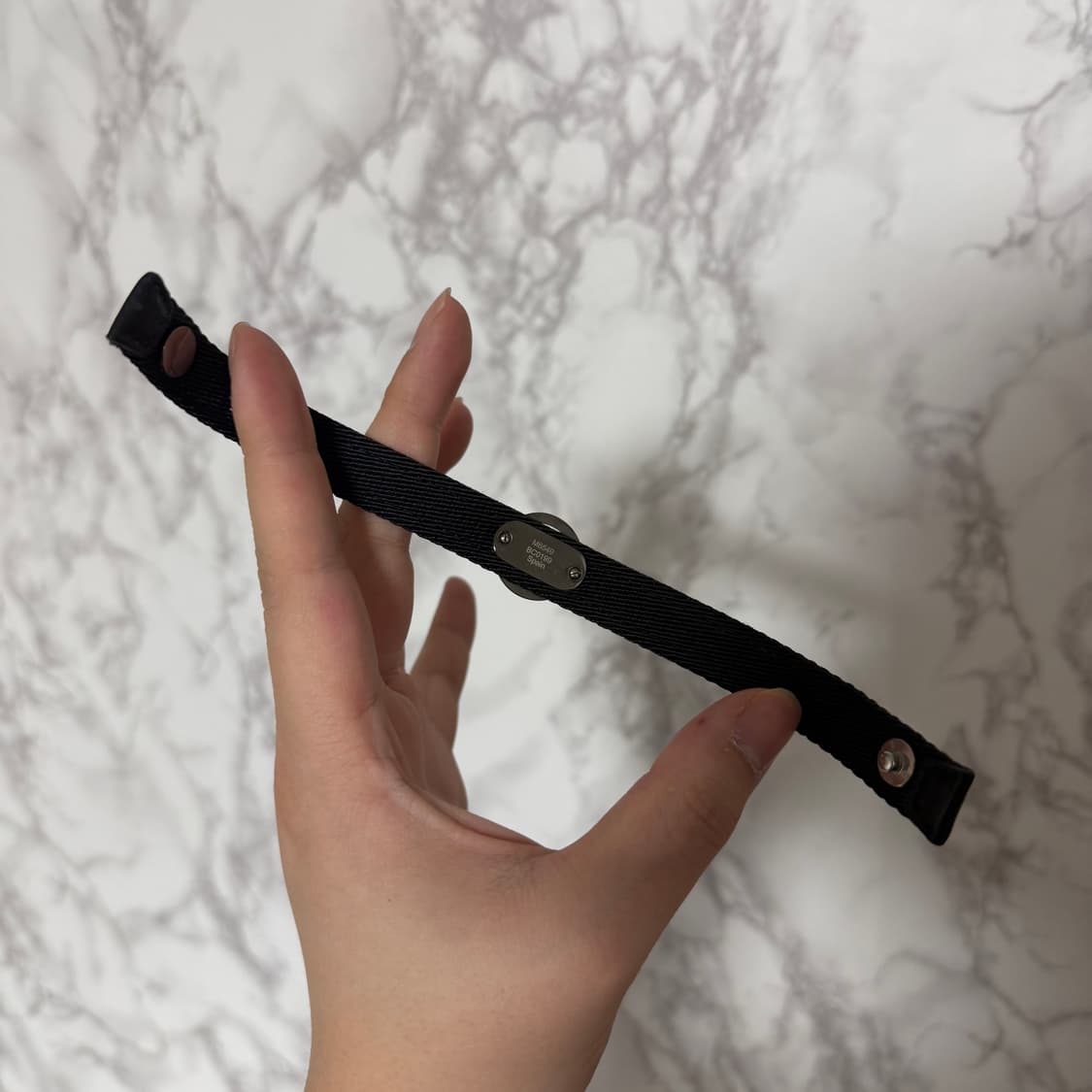 [새상품,21] 루이비통 LV 팔찌 블랙 상품이미지3