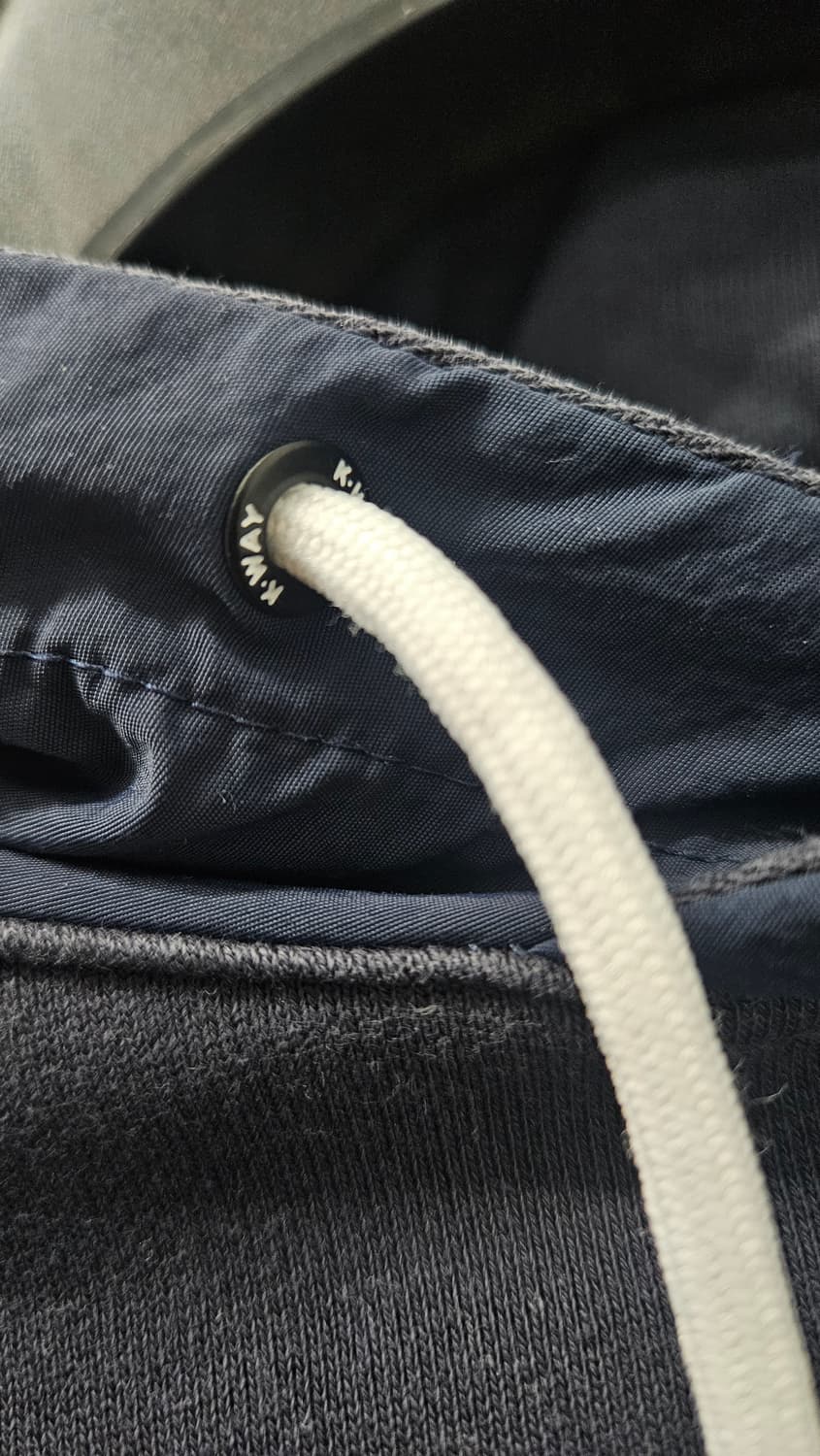 까웨(K-WAY) 네이비 우븐 패치 후드티 (2XL) 상품이미지3