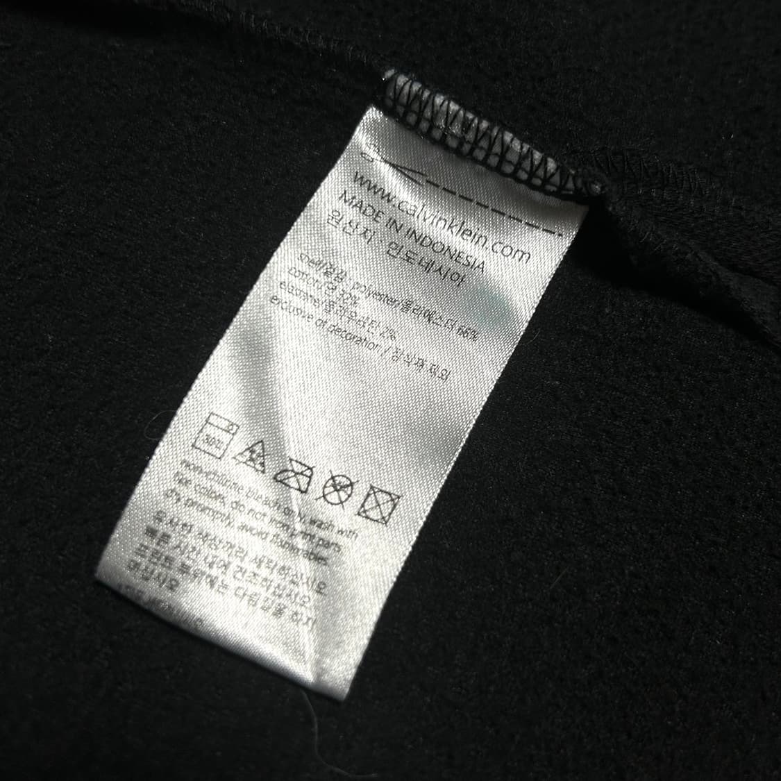 [L] Calvin Klein 캘빈클라인 기모 퍼포먼스 긴팔 카라티 상품이미지7