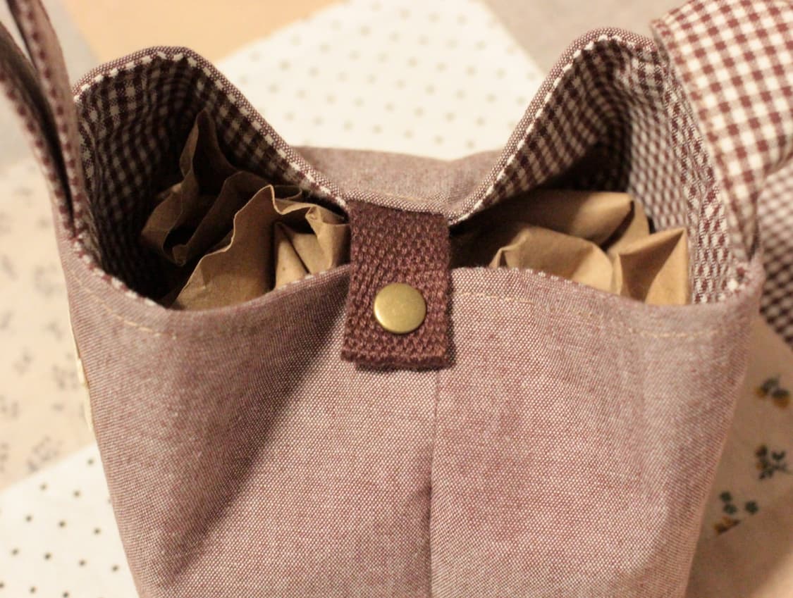 핸드메이드 브라운 파우치 상품이미지6