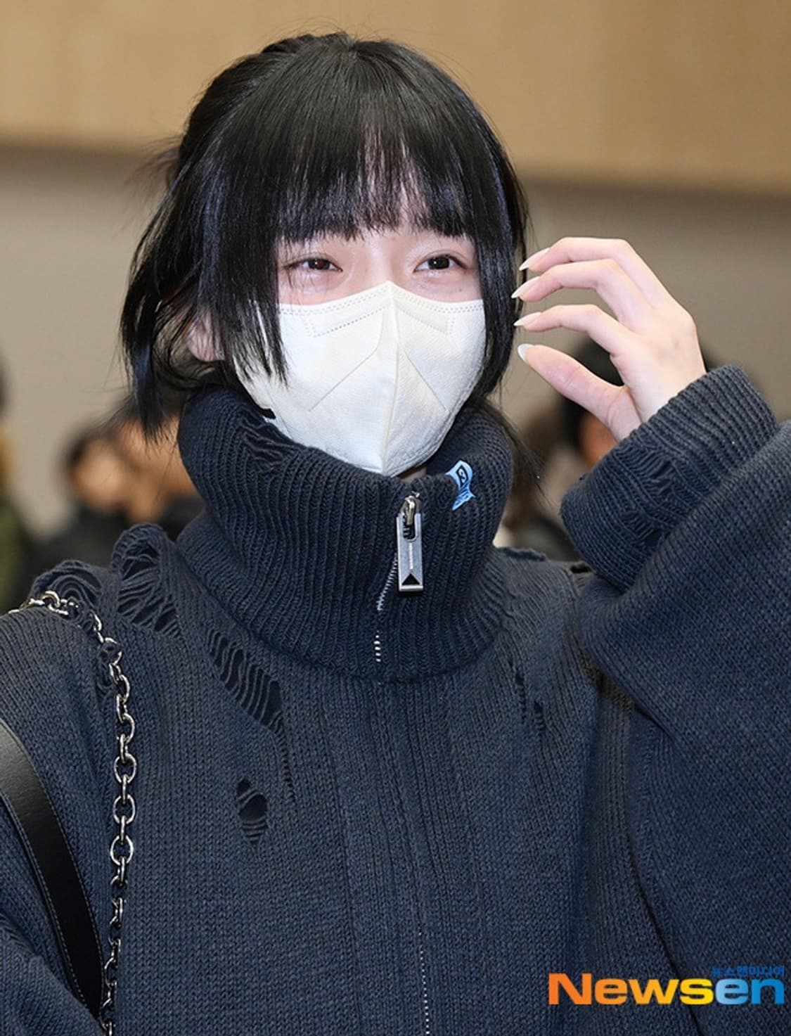 야스히로 패디드 니트 집업 상품이미지4