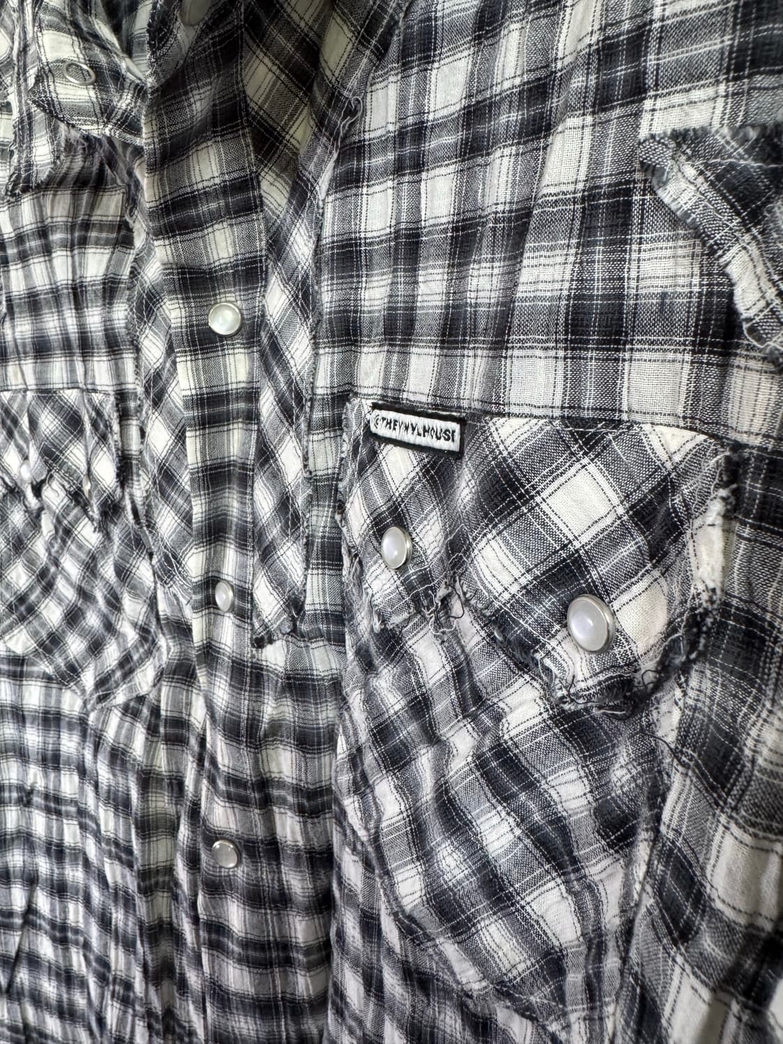 더바이닐하우스 웨스턴 체크 셔츠 S 상품이미지3