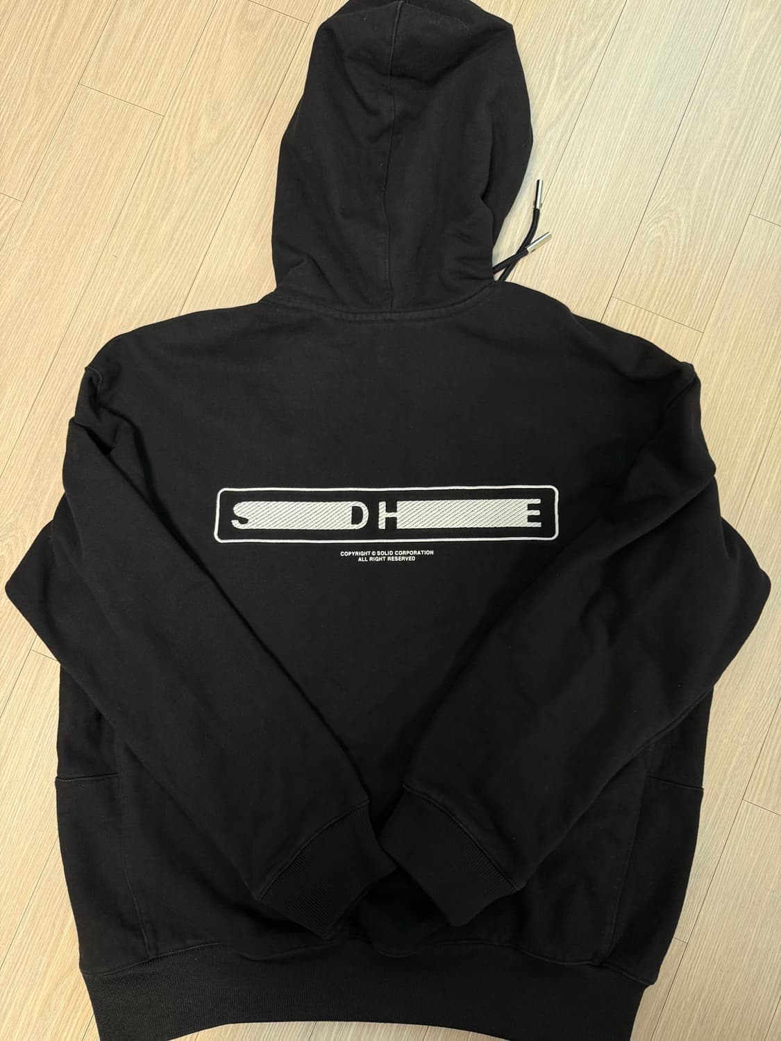 솔리드옴므 후드티 블랙 46. 상품이미지2