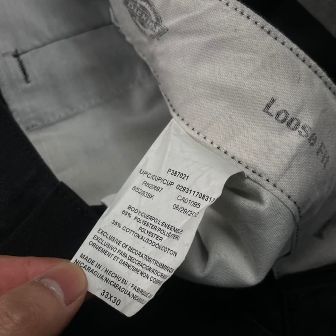 33 디키즈 더블니 루즈핏 팬츠 상품이미지3