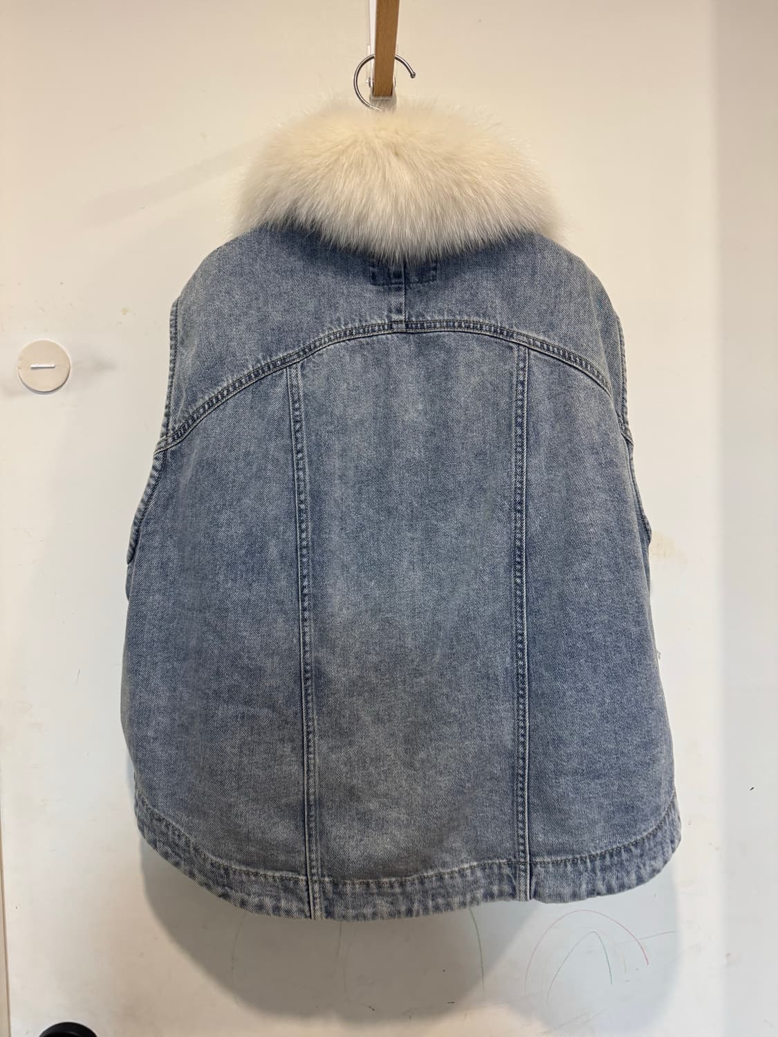 오즈세컨 폭스퍼 데님 베스트 상품이미지7