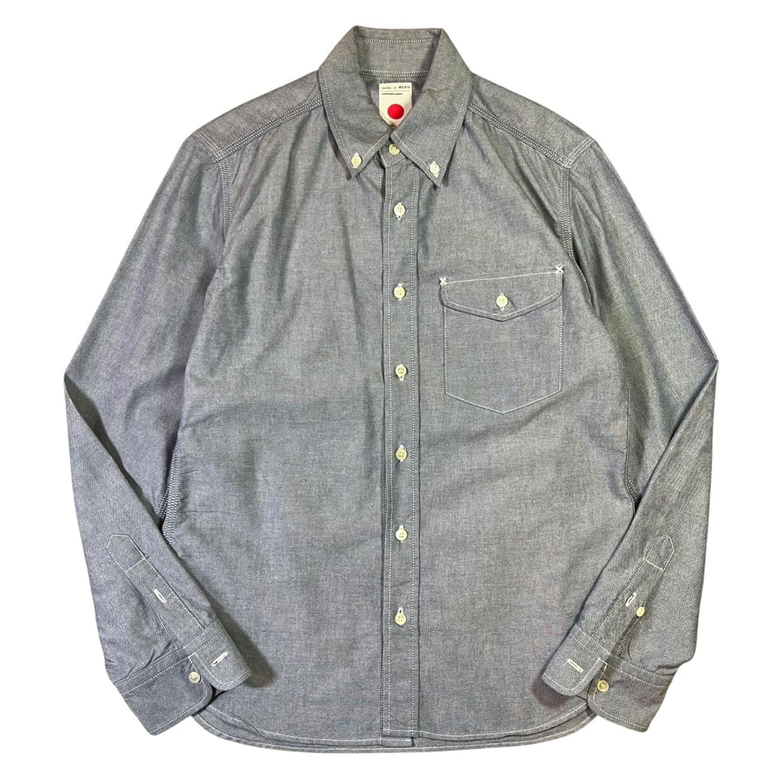 marka x ecru 마카 에크루 샴브레이 셔츠 상품이미지1